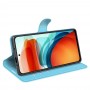 עבור Xiaomi Poco X3 GT כיסוי ארנק / ספר עשוי מעור בצבע כחול עם חריצים לכרטיסי אשראי