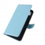 עבור Xiaomi Redmi 9C כיסוי ארנק / ספר עשוי מעור בצבע כחול עם חריצים לכרטיסי אשראי
