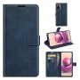 עבור Xiaomi Redmi Note 10 כיסוי ארנק / ספר עשוי מעור בצבע כחול עם חריצים לכרטיסי אשראי