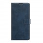 עבור Xiaomi Redmi Note 10 כיסוי ארנק / ספר עשוי מעור בצבע כחול עם חריצים לכרטיסי אשראי