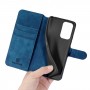 עבור Xiaomi Redmi Note 10 Pro כיסוי ארנק / ספר עשוי מעור בצבע כחול עם חריצים לכרטיסי אשראי