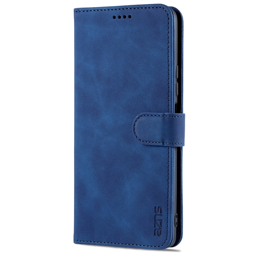 עבור Xiaomi Redmi Note 10 Pro Max כיסוי ארנק / ספר עשוי מעור בצבע כחול עם חריצים לכרטיסי אשראי