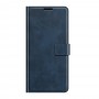 עבור Xiaomi Redmi Note 10S כיסוי ארנק / ספר עשוי מעור בצבע כחול עם חריצים לכרטיסי אשראי