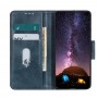 עבור Xiaomi Redmi Note 11 כיסוי ארנק / ספר עשוי מעור בצבע כחול עם חריצים לכרטיסי אשראי