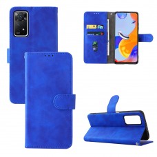 עבור Xiaomi Redmi Note 11 Pro+ 5G כיסוי ארנק / ספר עשוי מעור בצבע כחול עם חריצים לכרטיסי אשראי