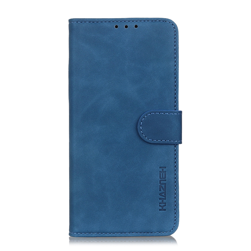 עבור Xiaomi Redmi Note 8 2021 כיסוי ארנק / ספר עשוי מעור בצבע כחול עם חריצים לכרטיסי אשראי