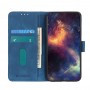 עבור Xiaomi Redmi Note 8 2021 כיסוי ארנק / ספר עשוי מעור בצבע כחול עם חריצים לכרטיסי אשראי