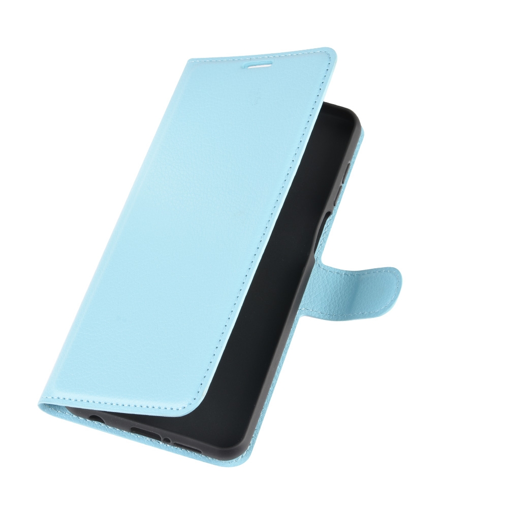עבור Xiaomi Redmi Note 9S כיסוי ארנק / ספר עשוי מעור בצבע כחול עם חריצים לכרטיסי אשראי