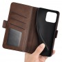 עבור Blackview A55 Pro כיסוי ארנק / ספר עשוי מעור בצבע חום עם חריצים לכרטיסי אשראי