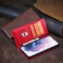 עבור Google Pixel 4 XL כיסוי ארנק / ספר עשוי מעור בצבע חום עם חריצים לכרטיסי אשראי