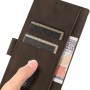 עבור Google Pixel 7a כיסוי ארנק / ספר עשוי מעור בצבע חום עם חריצים לכרטיסי אשראי