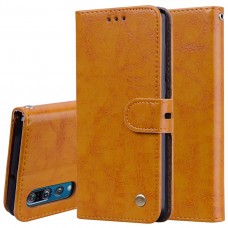 עבור Huawei P30 כיסוי ארנק / ספר עשוי מעור בצבע חום עם חריצים לכרטיסי אשראי