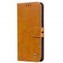 עבור Huawei P30 כיסוי ארנק / ספר עשוי מעור בצבע חום עם חריצים לכרטיסי אשראי
