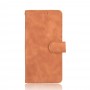 עבור LG G8S ThinQ כיסוי ארנק / ספר עשוי מעור בצבע חום עם חריצים לכרטיסי אשראי