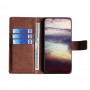 עבור Nokia 6.2 כיסוי ארנק / ספר עשוי מעור בצבע חום עם חריצים לכרטיסי אשראי