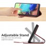 עבור OnePlus Nord 2T כיסוי ארנק / ספר עשוי מעור בצבע חום עם חריצים לכרטיסי אשראי