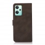 עבור OnePlus Nord CE 2 Lite 5G כיסוי ארנק / ספר עשוי מעור בצבע חום עם חריצים לכרטיסי אשראי