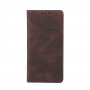 עבור Samsung Galaxy A01 כיסוי ארנק / ספר עשוי מעור בצבע חום עם חריצים לכרטיסי אשראי