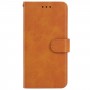 עבור Samsung Galaxy A20s כיסוי ארנק / ספר עשוי מעור בצבע חום עם חריצים לכרטיסי אשראי