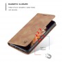 עבור Samsung Galaxy A31 כיסוי ארנק / ספר עשוי מעור בצבע חום עם חריצים לכרטיסי אשראי