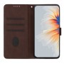 עבור Samsung Galaxy A54 כיסוי ארנק / ספר עשוי מעור בצבע חום עם חריצים לכרטיסי אשראי