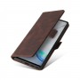 עבור Samsung Galaxy Note10 כיסוי ארנק / ספר עשוי מעור בצבע חום עם חריצים לכרטיסי אשראי