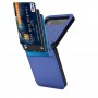 עבור Samsung Galaxy Z Flip3 5G כיסוי ארנק / ספר עשוי מעור בצבע חום עם חריצים לכרטיסי אשראי