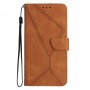 עבור Vivo V27 Pro כיסוי ארנק / ספר עשוי מעור בצבע חום עם חריצים לכרטיסי אשראי