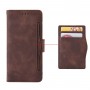עבור Xiaomi Black Shark 5 כיסוי ארנק / ספר עשוי מעור בצבע חום עם חריצים לכרטיסי אשראי