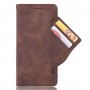 עבור Xiaomi Black Shark 5 כיסוי ארנק / ספר עשוי מעור בצבע חום עם חריצים לכרטיסי אשראי