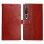 עבור Xiaomi Mi 10 5G כיסוי ארנק / ספר עשוי מעור בצבע חום עם חריצים לכרטיסי אשראי