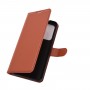 עבור Xiaomi Mi 10T Pro 5G כיסוי ארנק / ספר עשוי מעור בצבע חום עם חריצים לכרטיסי אשראי