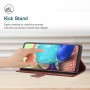 עבור Xiaomi Poco C40 כיסוי ארנק / ספר עשוי מעור בצבע חום עם חריצים לכרטיסי אשראי