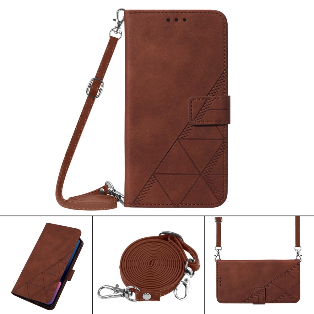 עבור Xiaomi Poco F5 כיסוי ארנק / ספר עשוי מעור בצבע חום עם חריצים לכרטיסי אשראי