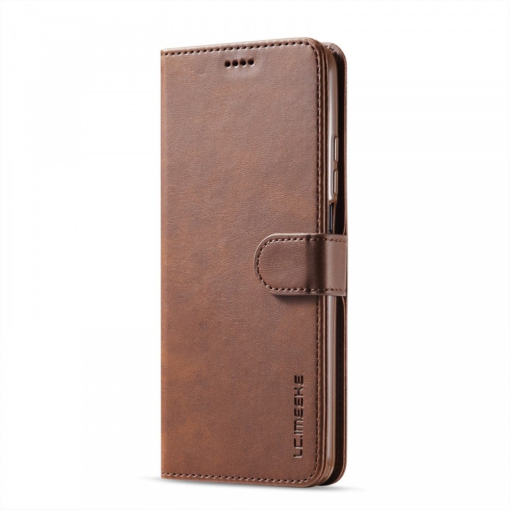 עבור Xiaomi Poco M3 Pro כיסוי ארנק / ספר עשוי מעור בצבע חום עם חריצים לכרטיסי אשראי