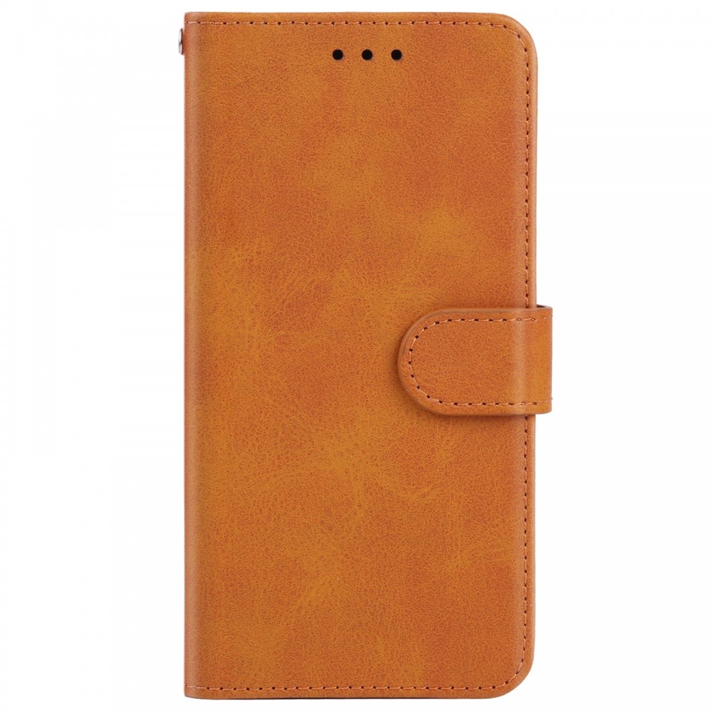 עבור Xiaomi Poco M5 כיסוי ארנק / ספר עשוי מעור בצבע חום עם חריצים לכרטיסי אשראי