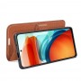 עבור Xiaomi Poco X3 GT כיסוי ארנק / ספר עשוי מעור בצבע חום עם חריצים לכרטיסי אשראי