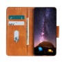 עבור Xiaomi Poco X4 Pro 5G כיסוי ארנק / ספר עשוי מעור בצבע חום עם חריצים לכרטיסי אשראי