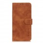 עבור Xiaomi Poco X5 Pro כיסוי ארנק / ספר עשוי מעור בצבע חום עם חריצים לכרטיסי אשראי
