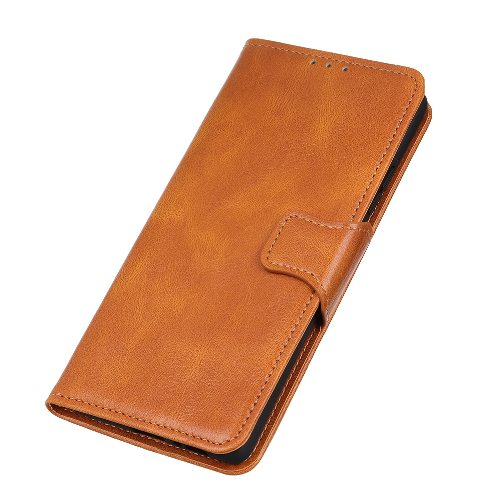 עבור Xiaomi Redmi Note 11 Pro כיסוי ארנק / ספר עשוי מעור בצבע חום עם חריצים לכרטיסי אשראי