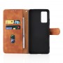 עבור Xiaomi Redmi Note 11 Pro+ 5G כיסוי ארנק / ספר עשוי מעור בצבע חום עם חריצים לכרטיסי אשראי