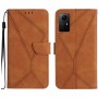 עבור Xiaomi Redmi Note 12S כיסוי ארנק / ספר עשוי מעור בצבע חום עם חריצים לכרטיסי אשראי