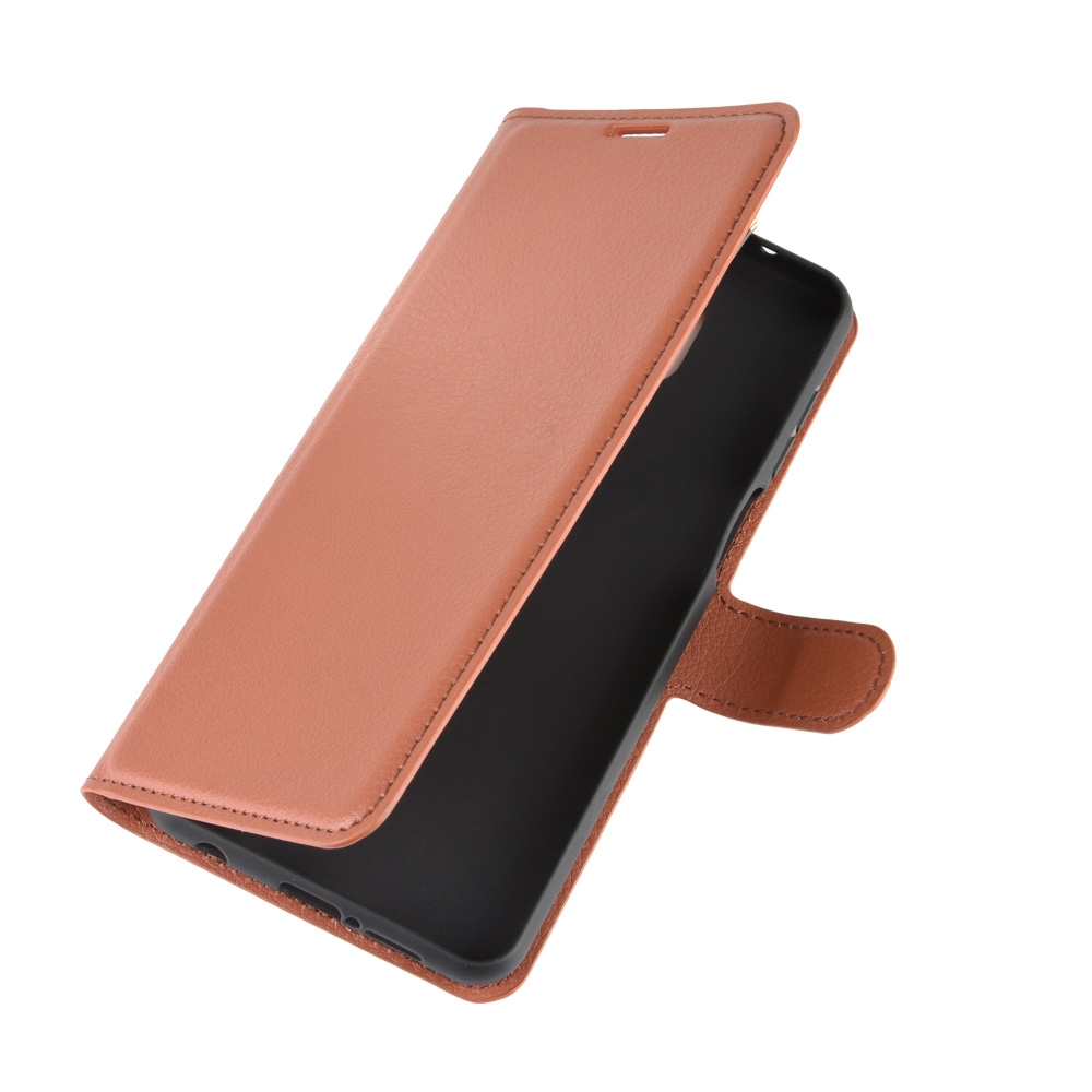 עבור Xiaomi Redmi Note 9 Pro Max כיסוי ארנק / ספר עשוי מעור בצבע חום עם חריצים לכרטיסי אשראי