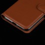 עבור Xiaomi Redmi Note 9 Pro Max כיסוי ארנק / ספר עשוי מעור בצבע חום עם חריצים לכרטיסי אשראי