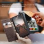 עבור Samsung Galaxy A31 כיסוי ארנק / ספר עשוי מעור בצבע קפה עם חריצים לכרטיסי אשראי