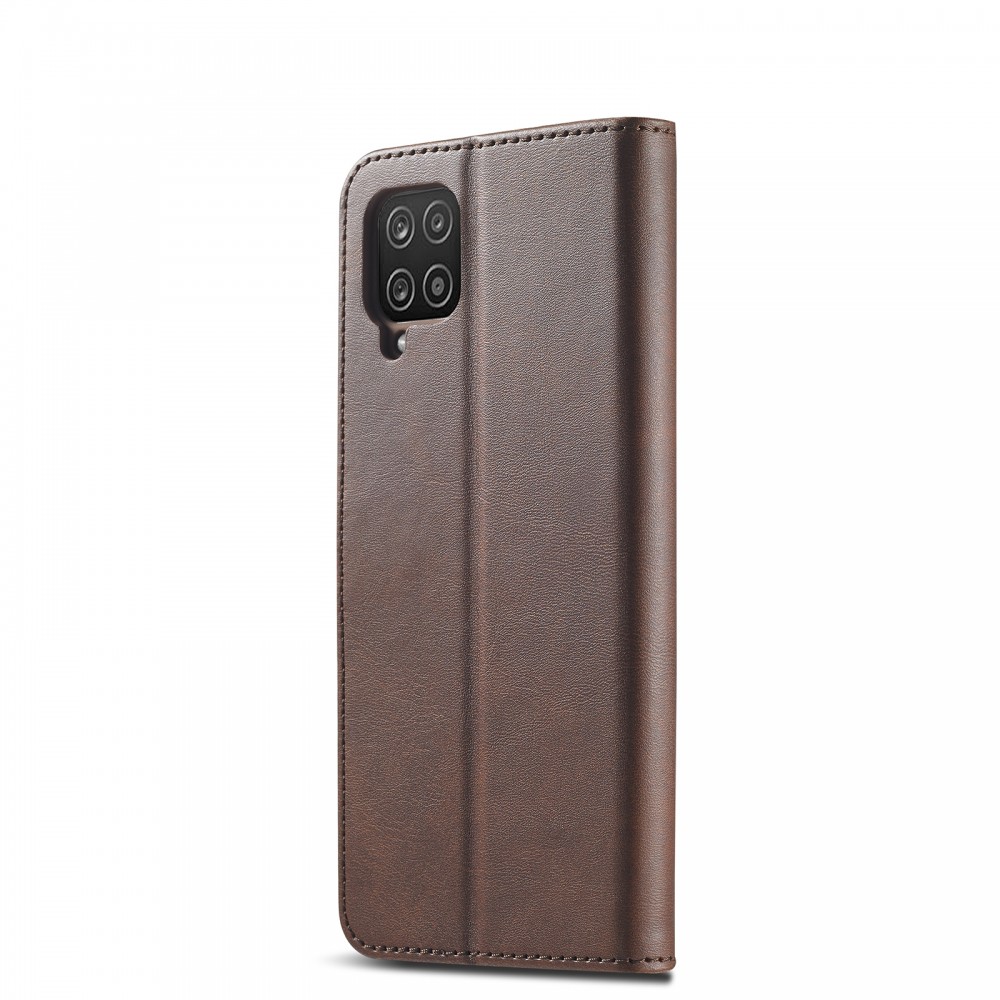 עבור Samsung Galaxy M53 כיסוי ארנק / ספר עשוי מעור בצבע קפה עם חריצים לכרטיסי אשראי