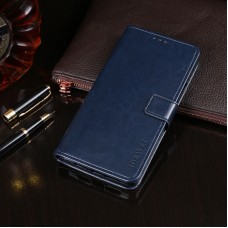 עבור LG G7 ThinQ כיסוי ארנק / ספר עשוי מעור בצבע כחול כהה עם חריצים לכרטיסי אשראי