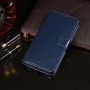עבור LG G7 ThinQ כיסוי ארנק / ספר עשוי מעור בצבע כחול כהה עם חריצים לכרטיסי אשראי