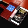 עבור Realme Narzo 20A כיסוי ארנק / ספר עשוי מעור בצבע חום כהה עם חריצים לכרטיסי אשראי