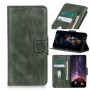 עבור Xiaomi Redmi K40S כיסוי ארנק / ספר עשוי מעור בצבע ירוק כהה עם חריצים לכרטיסי אשראי
